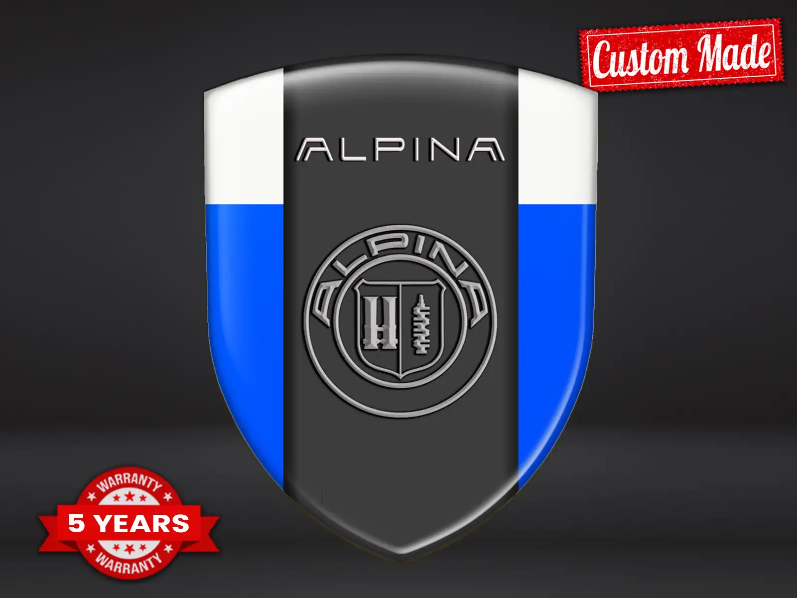 Alpina Fensteraufkleber Luxus Exklusiv Auto Anpassbar